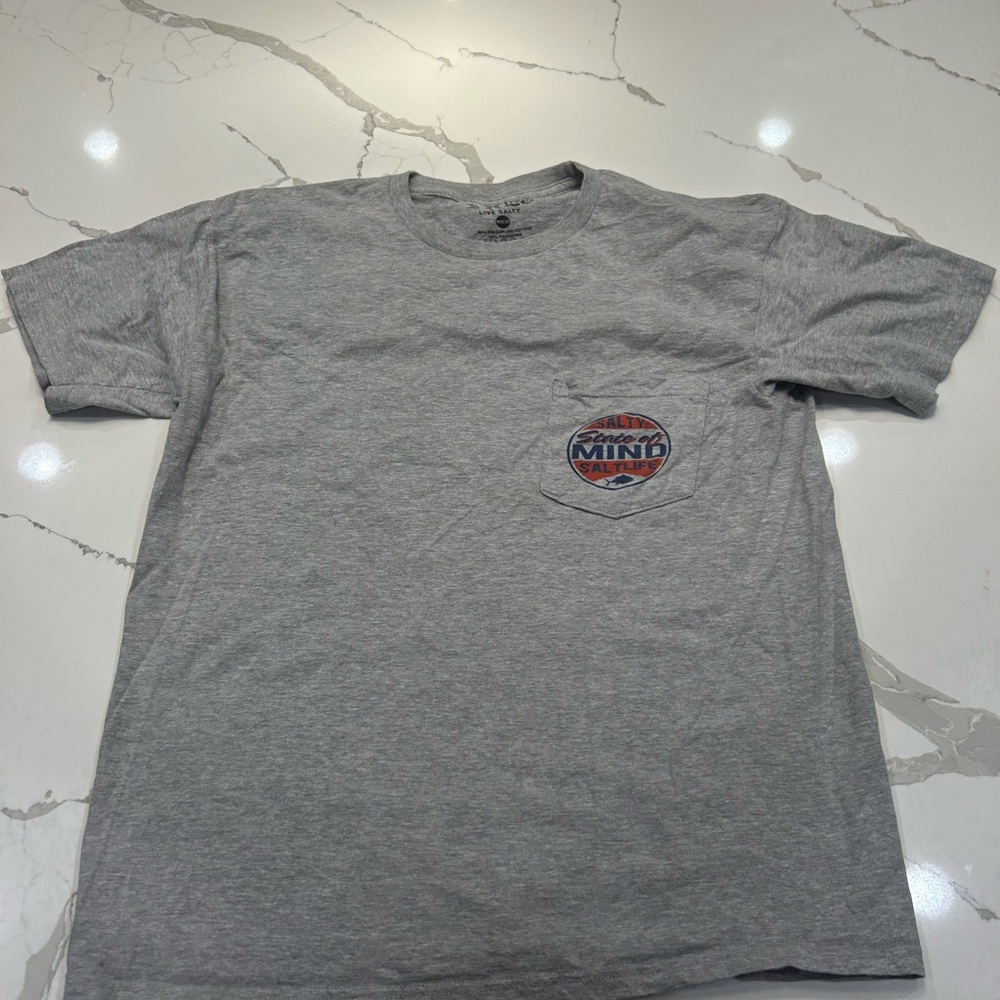Gray Salt-Life Men's T-Shirt